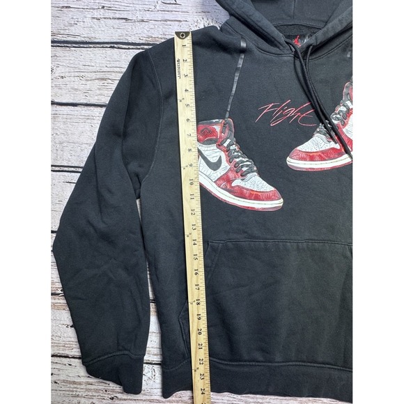Air Jordan Flight Hoodie Chicago Lost and Found Sneaker Shoes Black Nike Men's M - Picture 2 of 5